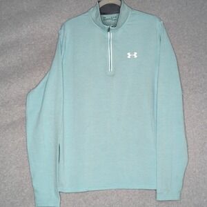 Under Armour Mens XL HeatGear Threadborne Quarter Zip Pullover Athletic Top